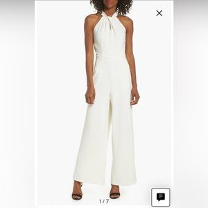 Julia Jordan White Jumpsuit Bridal Romper